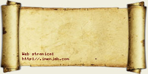 Jana Antonović vizit kartica